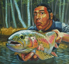 "Fish of a lifetime" portrait "Fish of a lifetime" portrait