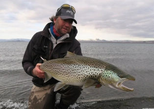 Nils with fish Nils with fish